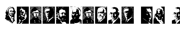 Presidents of the United States of America font preview